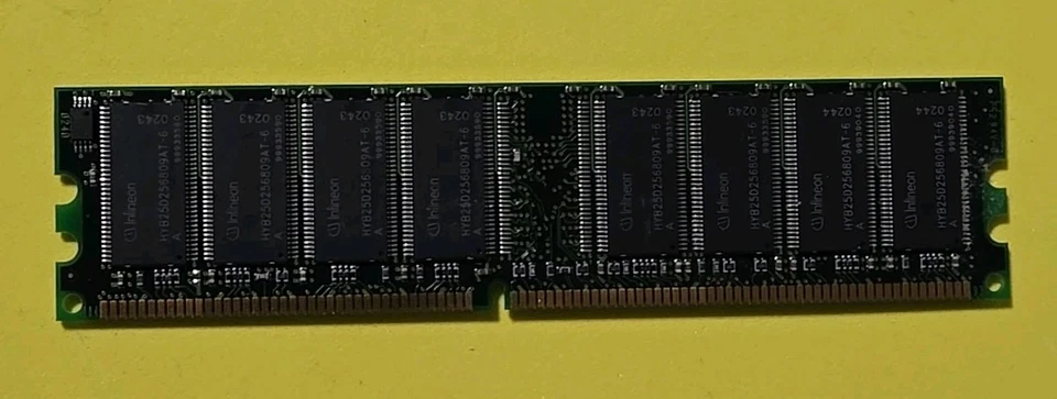 INFINEON 512MB PC 2700 DDR 64M x 64 - HYSD64329GU-6-A ~ DESKTOP RAM MEMORY - Image 3 of 3