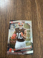 2025 Panini Prizm - Rookies Quinshon Judkins #313 Lazer Prizm (RC)