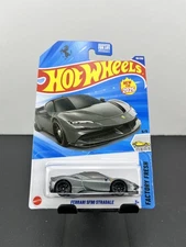 Hot Wheels 2025 Mainline Factory Fresh Ferrari SF90 Stradale Gray #191
