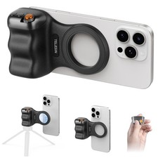 Magnetic Phone Camera Grip, Smartphone Shooting Holder Selfie Handle Black
