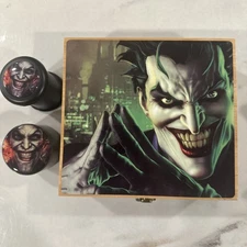 Joker Stash Box Tobacco Grinder Combo Stash Box w 4 Piece Grinder & Stash Jar