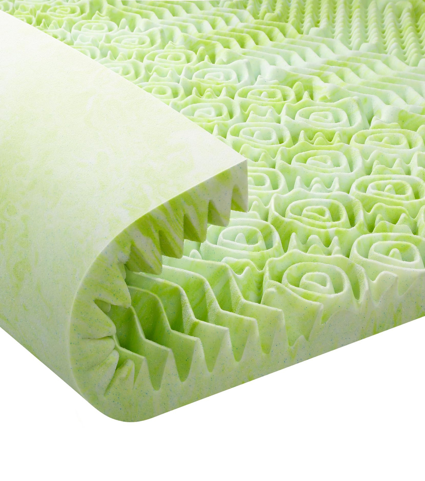 3 Inch Twin Mattress Topper, 7-Zone Memory Foam Mattress Topper Twin for Back...