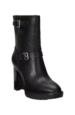 Lauren Ralph Lauren Womens Lyvia Dress Booties Black 6.5M NIB $225 MSRP