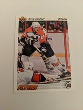Hockey Card - Terry Carkner - Flyers - Upper Deck - 1991 - #204