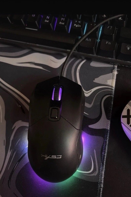 HXSJ mechanical gaming mouse rgb backlit wired