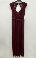 David's Bridal Wine Dress - Size 4