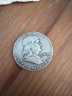 1953 Half Dollar No Mint Mark United States Silver Coin Franklin Half