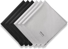 6PCS Large Eyeglass Cleaning Cloths, 12 x12 inches Glasses Cleaner, Individually