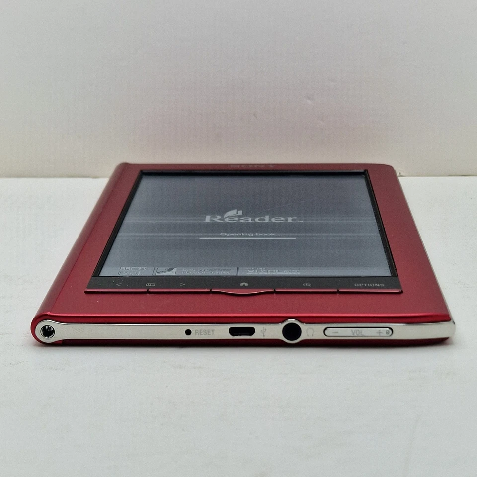 Sony Digital Book Reader PRS-650 Red Touchscreen 2GB EReader For Parts or Repair - Image 3 of 4