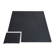 0.56 Thick Gym Floor Mats 12 Tiles Rubber Top With Eva Foam Interlocking Tiles 0.56 Thick Gym Floor Mats 12 Tiles Rubber Top With Eva Foam Interlocking Tiles