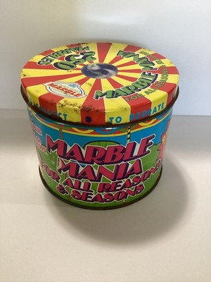 Marble Mania For All Reasons & Seasons Tin With 205 Marbles Included 
