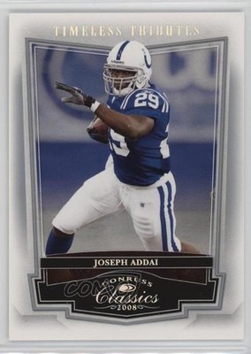 2008 Donruss Classics Timeless Tributes Silver 64/100 Joseph Addai #44 9ty