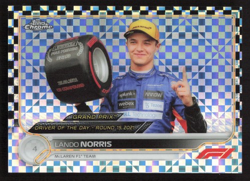Lando Norris [Checker Flag] #186 card