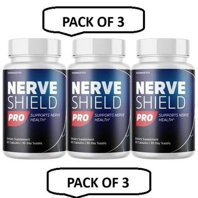 Pack Of  3 Nerve Shield Pro Advanced New Formula for Neuropathy