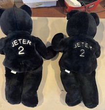 Derek Jeter 1711/1995 Salvino  s Rookie Bammers Black Plush Bear Yankees Vintage