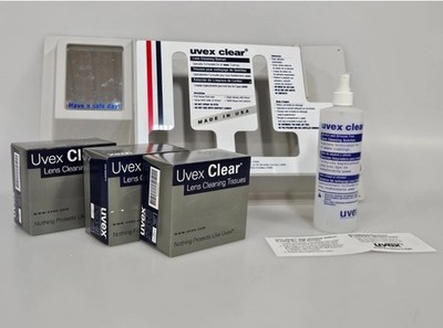 Uvex Clear Lens Cleaning Station UVEX-003A Grainger 4AG33 *New in Box*