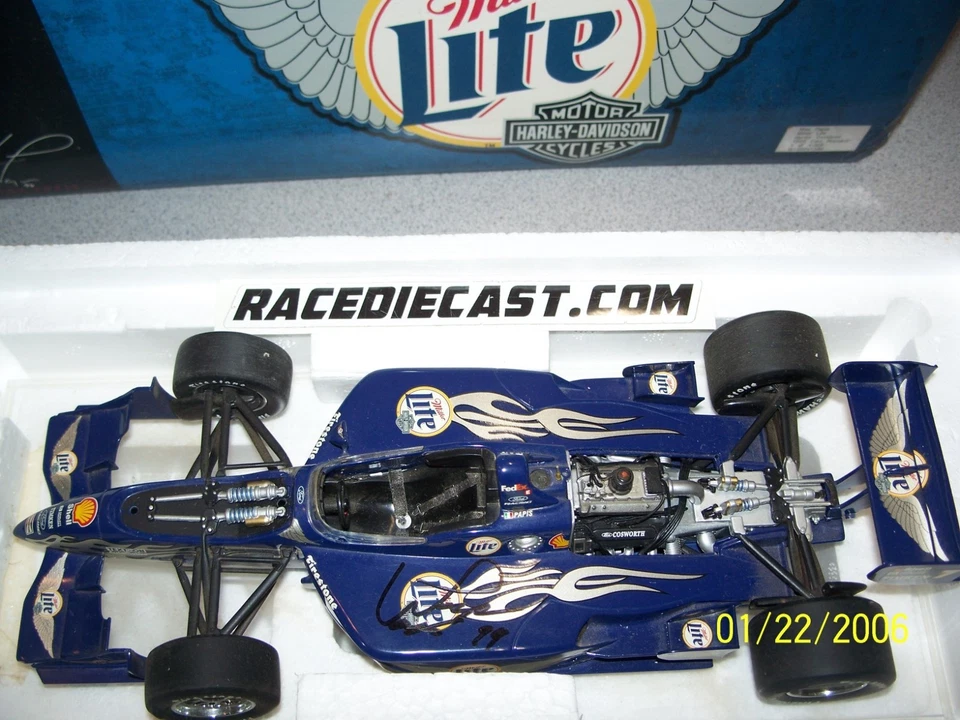 #7 MAX PAPIS "HARLEY DAVIDSON" 1999 INDY  1/18 ACTION MIRROR MISSING - Image 4 of 4