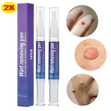 2Pack 12 Hours Wart Remover Pen Skin Tag Mole Foot Corn Eliminate Warts Unisex