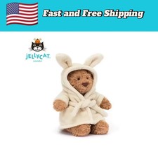 Jellycat Bathrobe Bartholomew Bear NWT-Birthday Gift Cute Toys USA