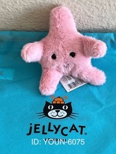 AUTHENTIC Jellycat Fluffy Starfish- New With Tags Dust Bag - SHIPS SAME DAY