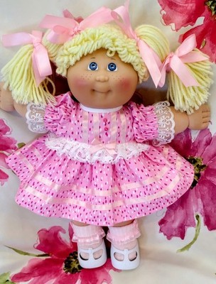 Cabbage Patch Kids 25th Anniversary Girl Doll with Blonde Hair and Blue Eyes