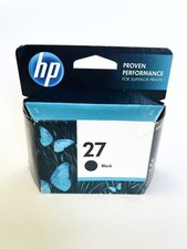 Genuine OEM HP 27 Black C8727AN Ink Print Cartridge Sealed Box Exp 6/2013