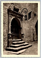 Rothenburg ob der Tauber RPPC Old Town-Hall Portal Germany c.1940s Real Photo
