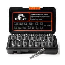 Coobeast Bolt Extractor Set Heavy Duty, 13Pcs Bolt Extractor Kit wi... Fast Ship