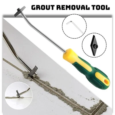 Tungsten Steel Seam Cleaning Tool Work Handheld Tile Grout Removal Caulk Remover - image 1 of 4