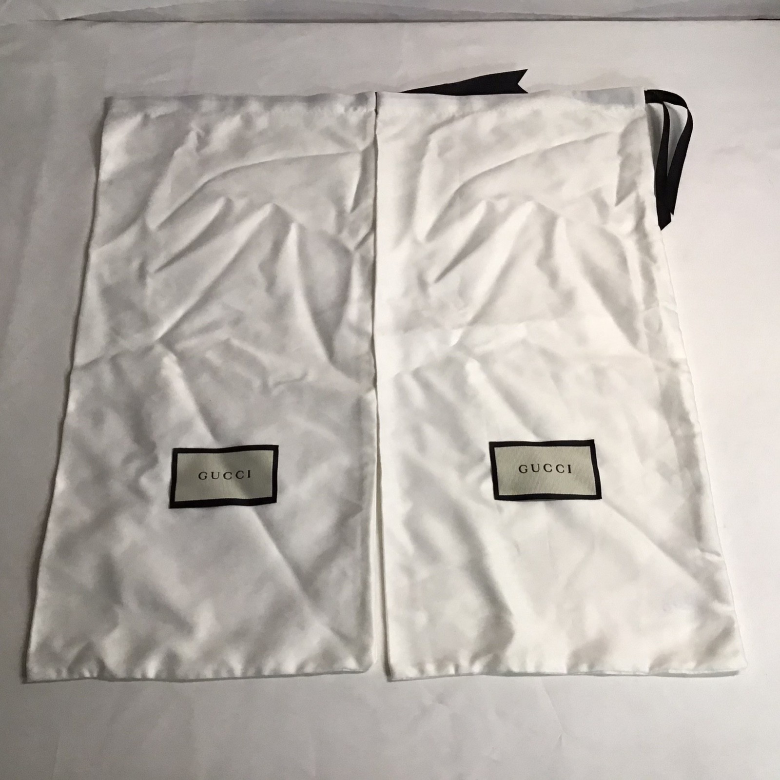 AUTHENTIC GUCCI Set (2) OFF WHITE Polyester/RIBBO… - image 1