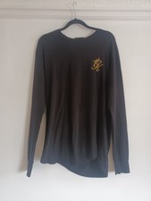Gymking Men's Long  Sleeve Medium Black Top