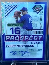 2024 Panini Prospect Edition Tyson Neighbors Autograph /75