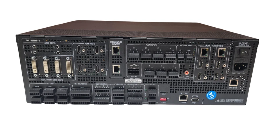 AMX Enova DVX-3255HD-SP 10x4 All-in-One Presentation Switcher - Image 2 of 4