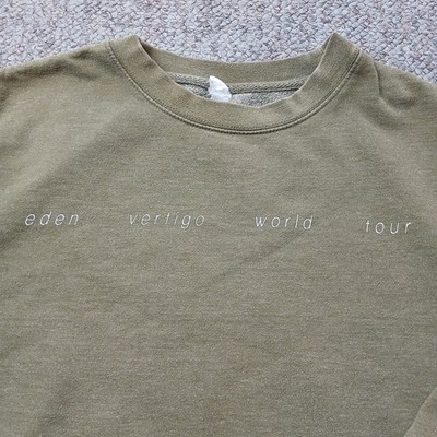 Eden Vertigo World Tour Crewneck Sweatshirt L Brakence Guardin Jon Bellion Lund