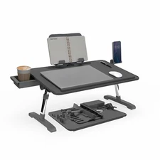 Limitless TotalDesk Portable Modern Workstation and Lap Desk with Adjustable ...
