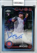 2024 Topps Chrome Jordan Wicks Rookie Autographs Chicago Cubs