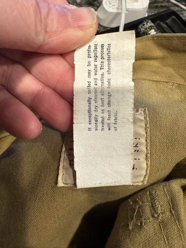 Vintage Filson Double Knee Pants Tan 1990s Made In The USA Size 38, Fits Like 32 - Picture 8 of 8