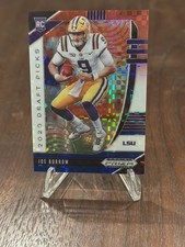 2020 Joe Burrow Panini Prizm Draft Picks Red/White/Blue /99 Rookie Card  . rookie card picture