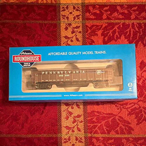 Coche de carga góndola marrón Athearn Roundhouse HO #302294 PRR 40' RND87850  | Condition: New