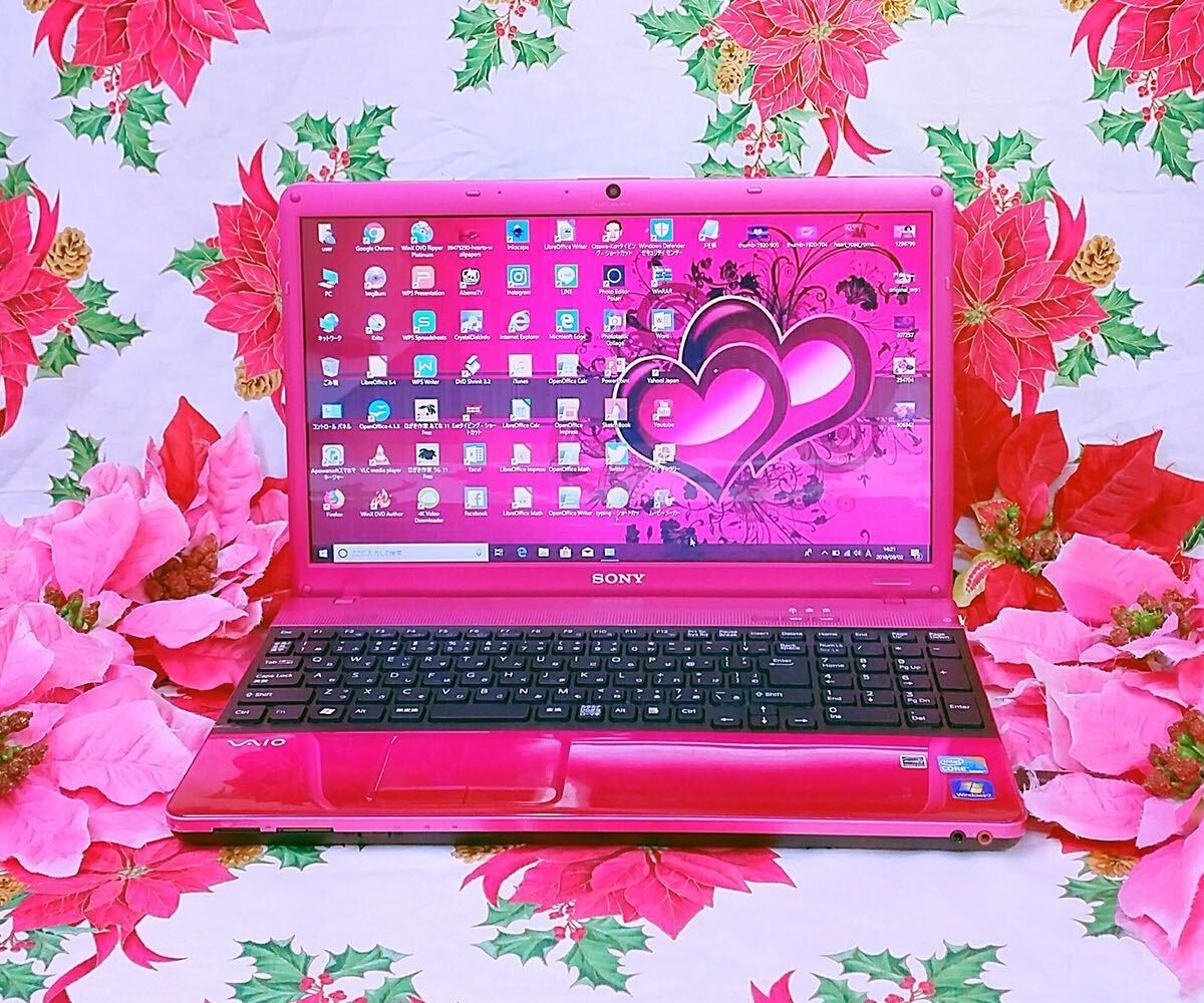 極上/ピンクSONY/VAIO/新WIN11&新品SSD256G&高速メモリ8G Sony VAIO Pink Laptop Windows 11 8BG RAM 256GB SSD from Japan | eBay