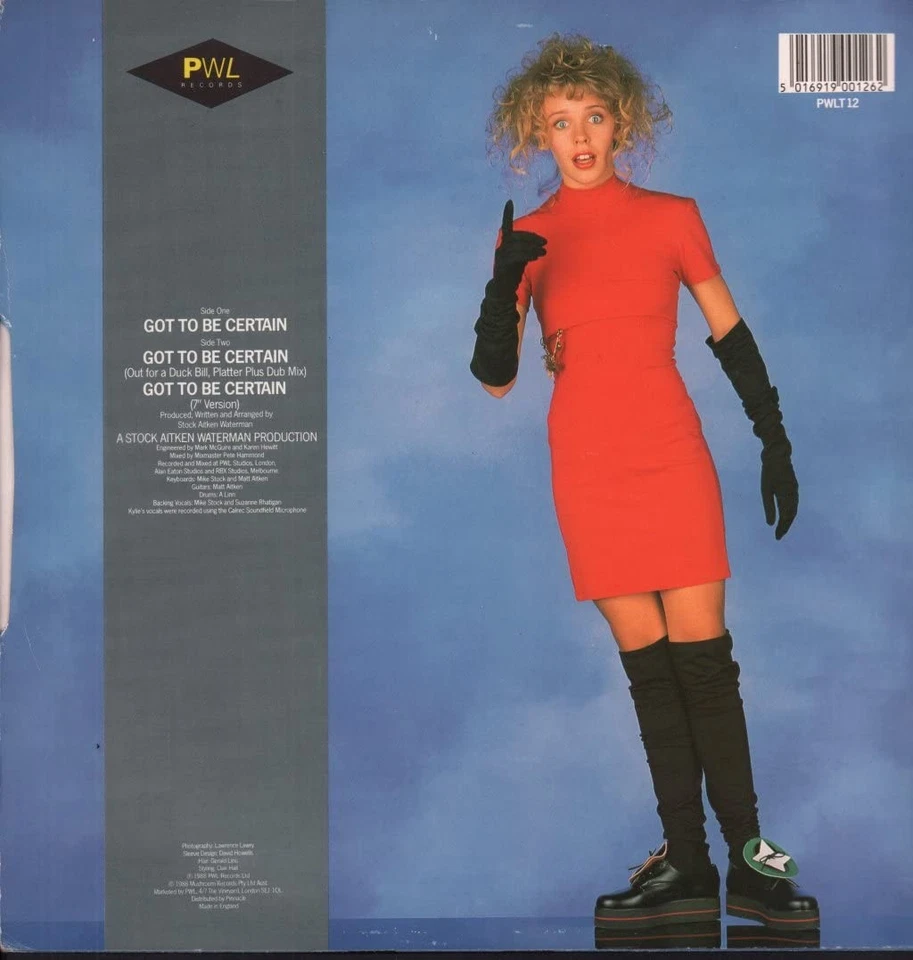 Kylie Minogue Got to be sure (Ext. Версия, 1988) (винил) (импорт из Великобритании) - Изображение 3 из 3