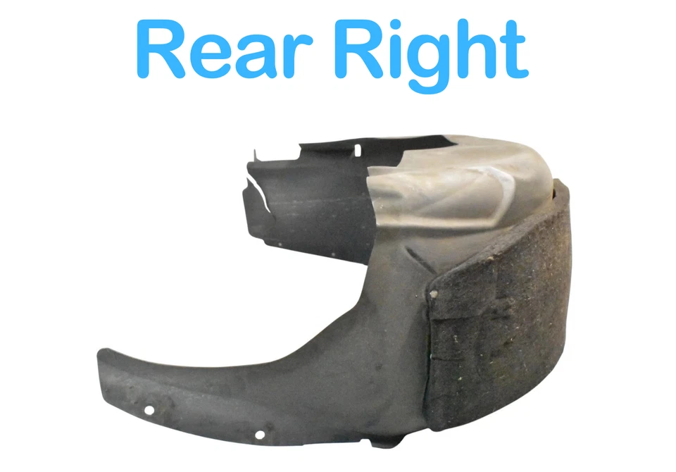 09-15 Jaguar XF Guardabarros trasero derecho pasajero forro protector contra salpicaduras 19730087209 OEM Foto 3 de 4