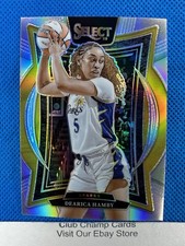2025 #10 Dearica Hamby Panini Select WNBA Concourse Silver Prizm Sparks