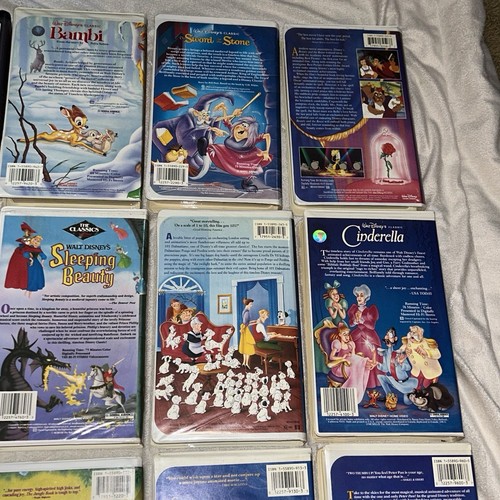 Disney Black Diamond Classic VHS Complete Set Lot 20 Clamshell Clean Nearly New! - Picture 16 of 24