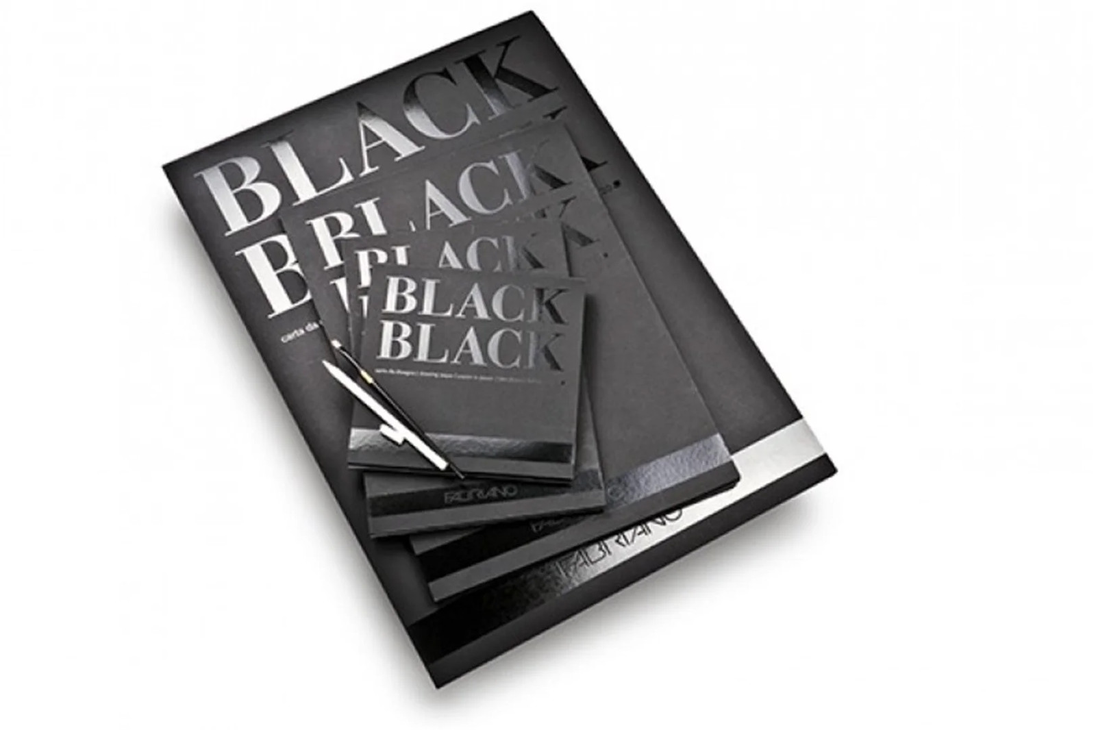 Blocco  Black Black 24x32 300 Gr Fogli 20 | Fabriano