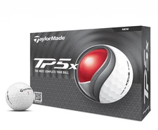 TaylorMade TP5X N7600501 Urethane Golf Balls - 12 Pack - White 2024 Newest Model