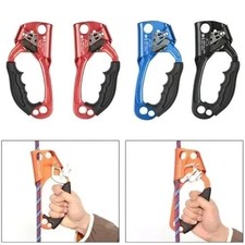 Right/Left Hand Ascender Rock Tree Climbing Rope Clamp Caving Gear Equipment