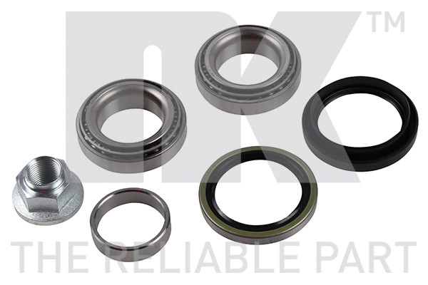 Roulement de roue NK 755001 - Kit de rechange d'essieu avant en acier renforcé pour berline