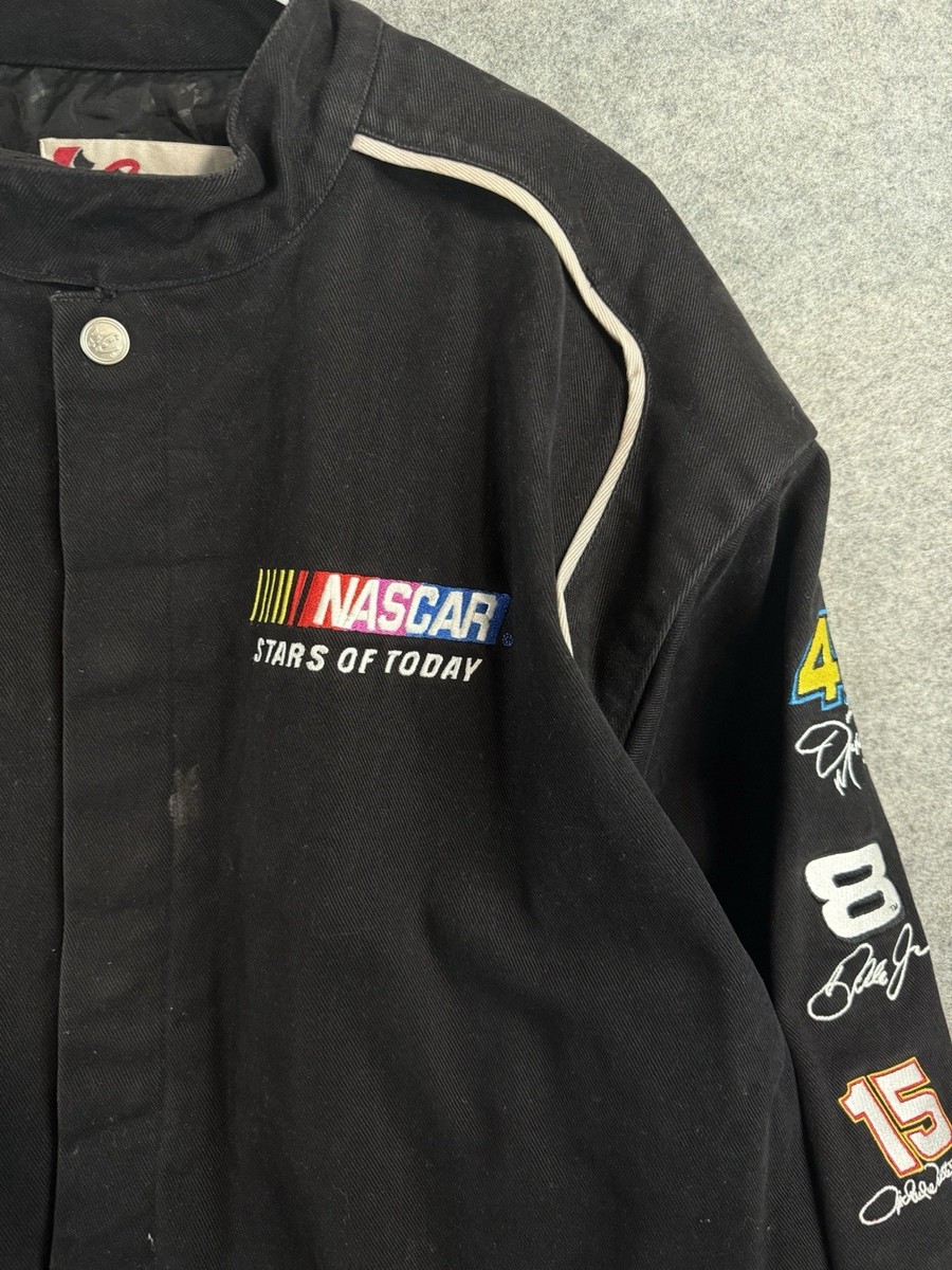 VTG Chase Authentics Nascar Jacket Size XL Black Snap On nascar