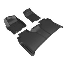 Floor Mats Custom Fit Liners Kagu All-weather Black 1st And 2nd Row L1ch10001509